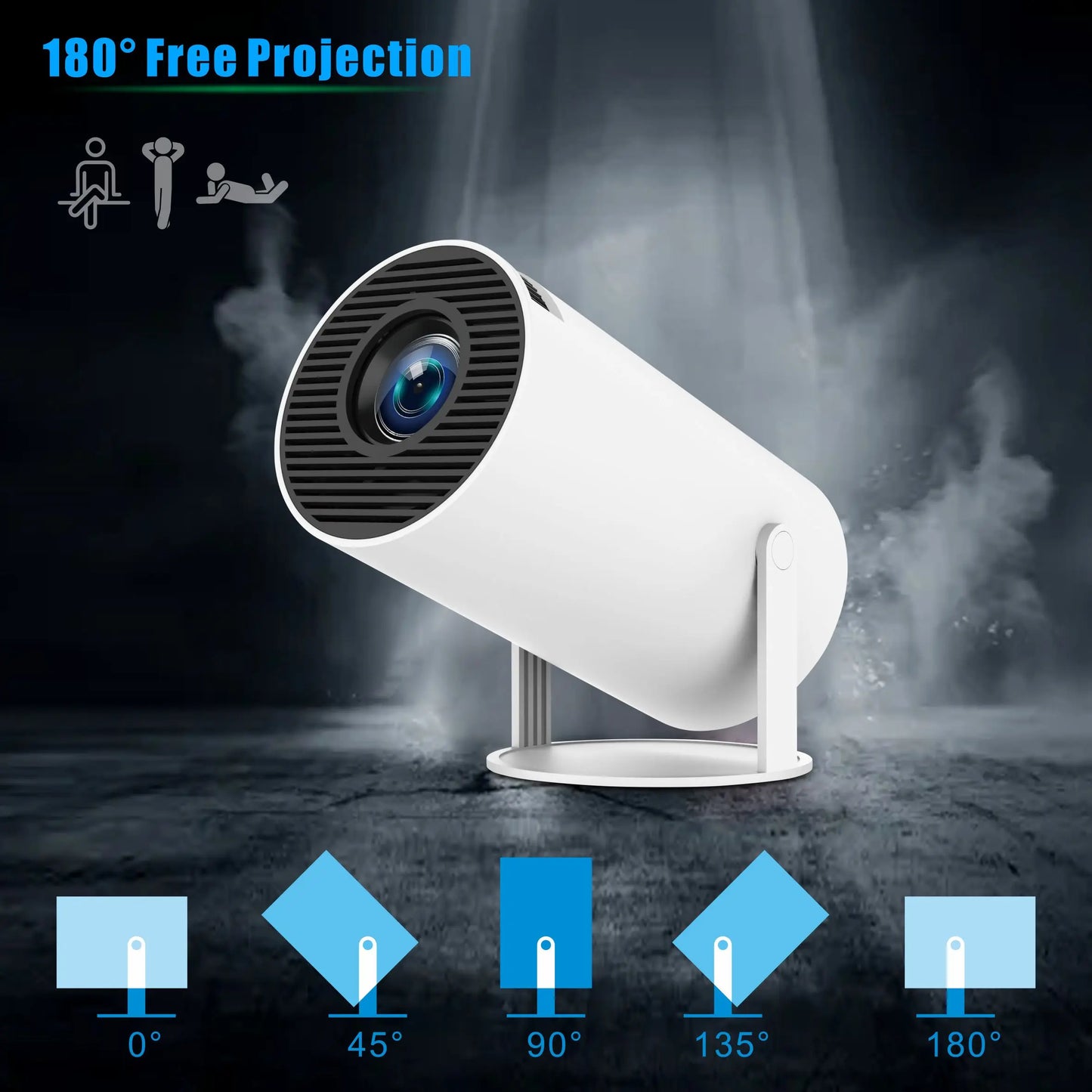 Portable Lcd Smart Projector Auto Chart Mini Home Theater