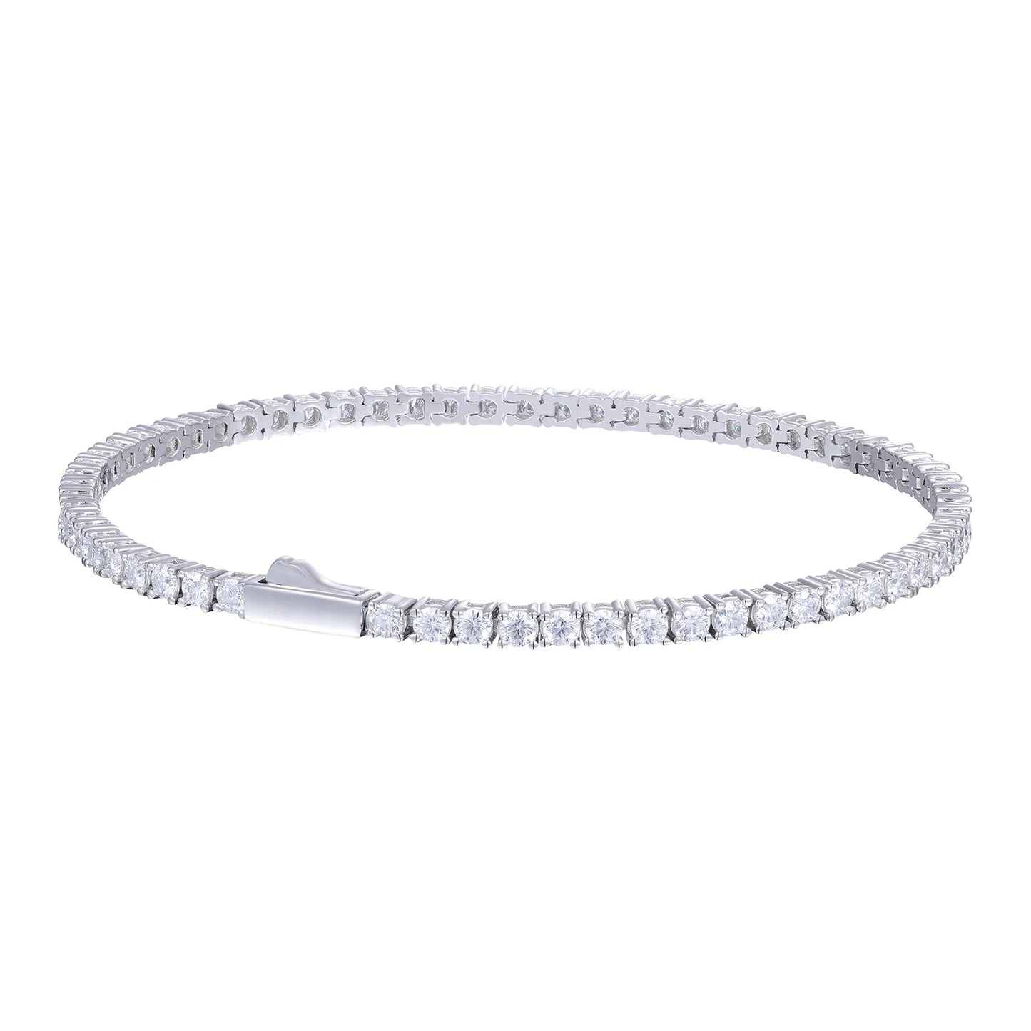 Factory Price Diamond 2mm 2.5mm Tennis Chain 925 Silver