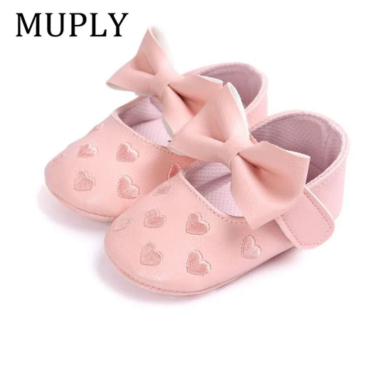 Baby PU Leather Baby Boy Girl Baby Non-Slip Footwear Crib Shoes