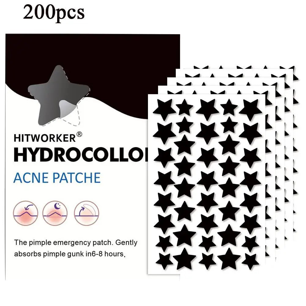 Black Star Acne Patch Fashion Ultrathin Breathable Acne Covering