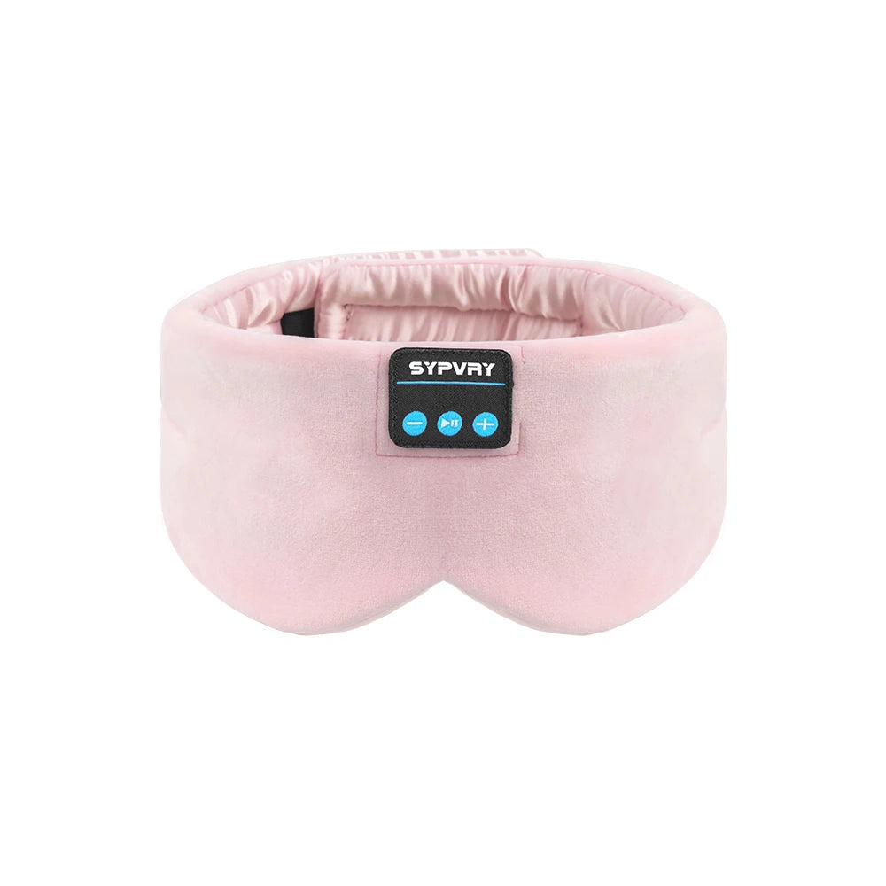 Soft Sleep Mask Bluetooth Wireless,Sleeping Headphones Adjustable Music Eye Mask