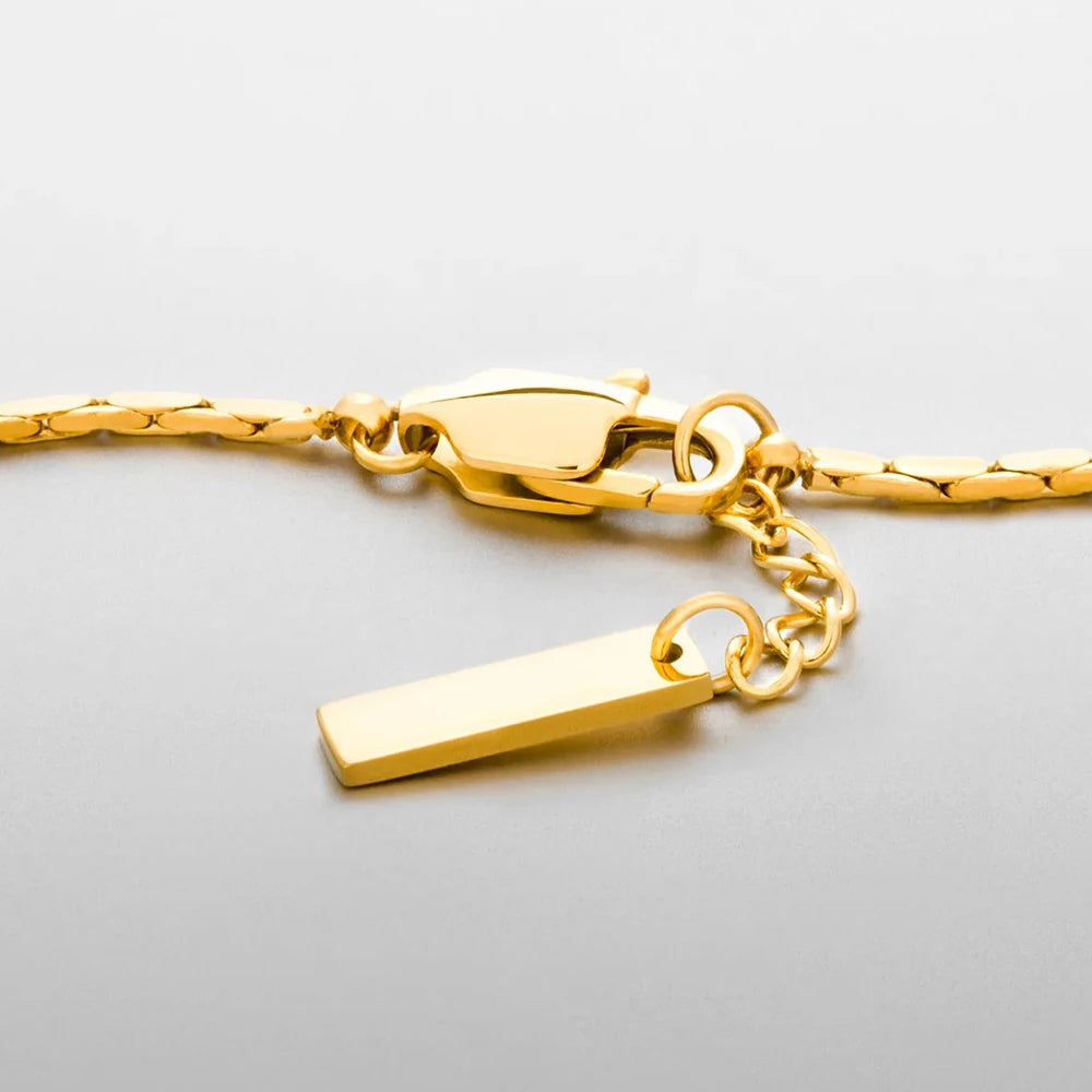 eManco Wire Chain Bracelet Fashion Trend of New Personalized Men's White Gold Bracelet Without Losing Color Wholesale Jewelry