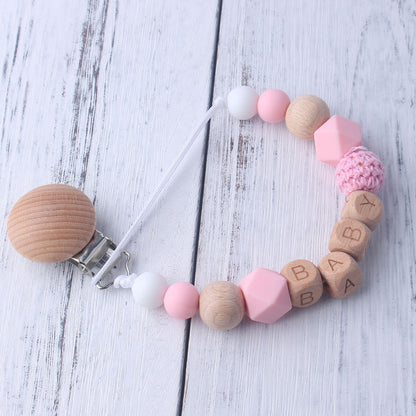 Pacifier Clip Beech Clip Anti-Drop Chain