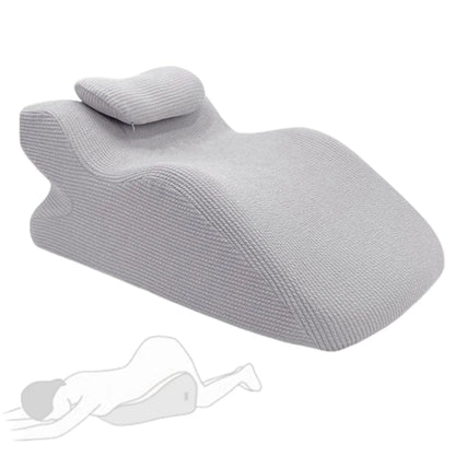 Adult Memory Foam Back Support Pillow Cushion for Sleeping, Wedge Back Pillow