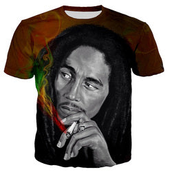 Hip Hop Shirt  3d Printed T-Shirts Men Women Pop Funny Music Rock Star