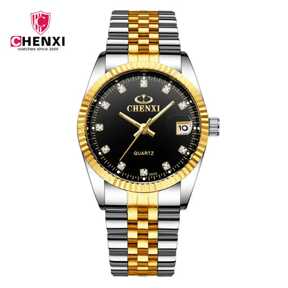 Couples Quartz Stainless Wristwatches