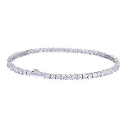 Factory Price Diamond 2mm 2.5mm Tennis Chain 925 Silver