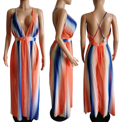 Summer Sleeveless Long Boho Dress