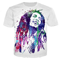 Hip Hop Shirt  3d Printed T-Shirts Men Women Pop Funny Music Rock Star
