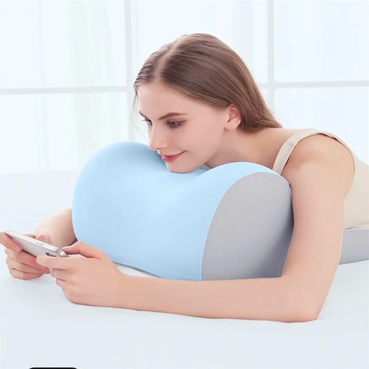 Adult Memory Foam Back Support Pillow Cushion for Sleeping, Wedge Back Pillow