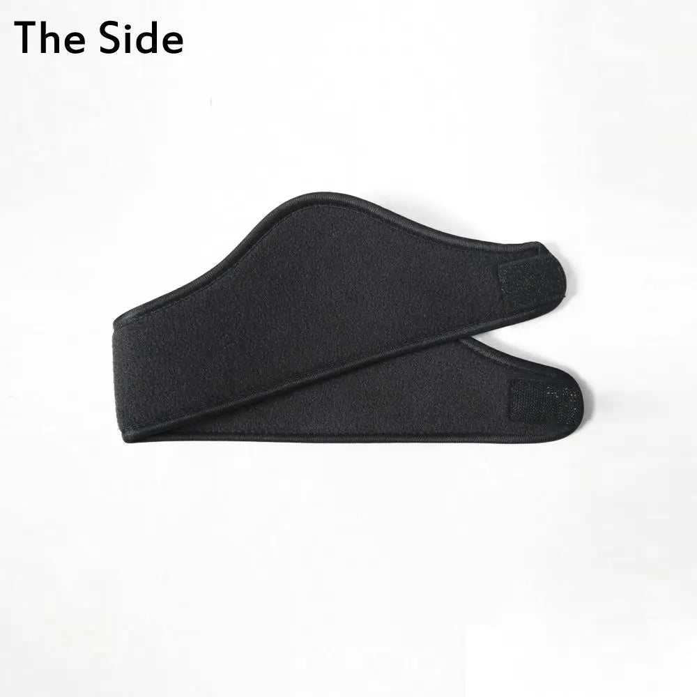 Ear Warmer Head Band Polar Fleece Black Ear Muff