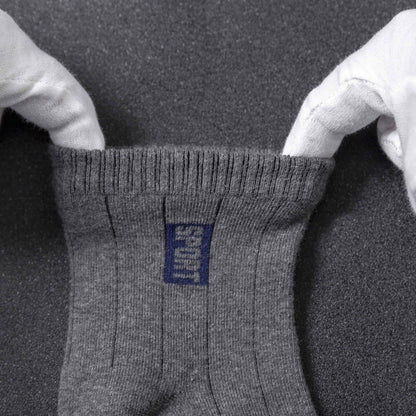 10Pairs High Quality Men Socks Cotton Breathable Sweat-Absorbent Black Socks