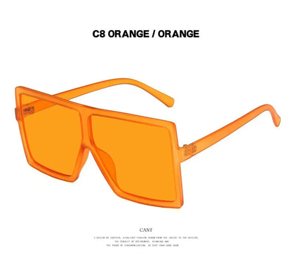 Sunglasses   UV400 Polarized Oversized Square Shield Fashionable Sun Glasses