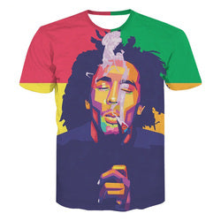 Hip Hop Shirt  3d Printed T-Shirts Men Women Pop Funny Music Rock Star