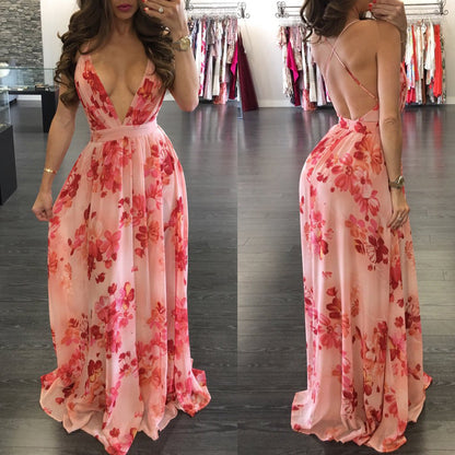 Summer Sleeveless Long Boho Dress
