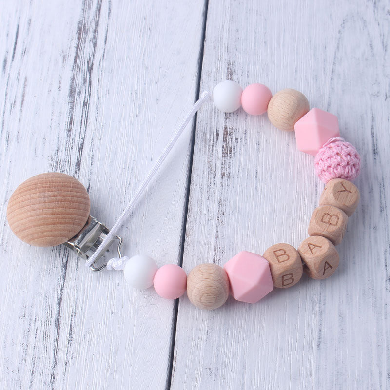 Pacifier Clip Beech Clip Anti-Drop Chain