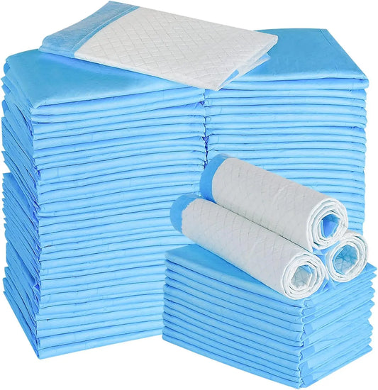 100pcs Disposable Puppy Training Pads Pee for Dogs Cats Rabbits Guinea Pigs