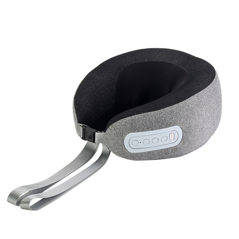 Rechargeable Airplane Car Travel Memory Foam Neck Massager for Pain Relief