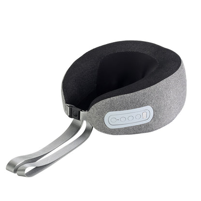 Rechargeable Airplane Car Travel Memory Foam Neck Massager for Pain Relief