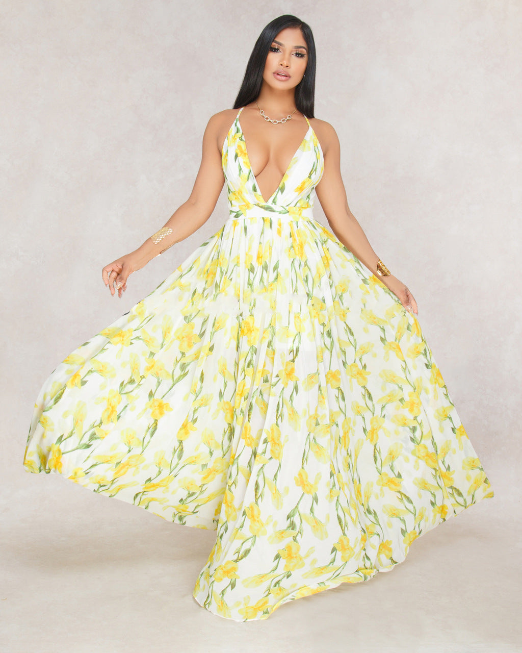 Summer Sleeveless Long Boho Dress
