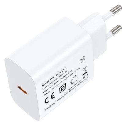 Ultra Slim USB-C PD 20W Fast Charger CE Mark All Mobile Phone