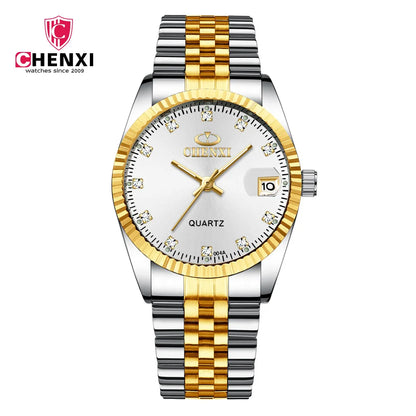 Couples Quartz Stainless Wristwatches
