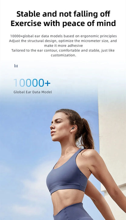 Tws Ture Wireless T70 T 70 Air Bone Conduction Earhook Open in on Ear Clip Gaming Tws Ows Auricular Earbuds Earphone Headphone