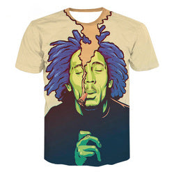 Hip Hop Shirt  3d Printed T-Shirts Men Women Pop Funny Music Rock Star