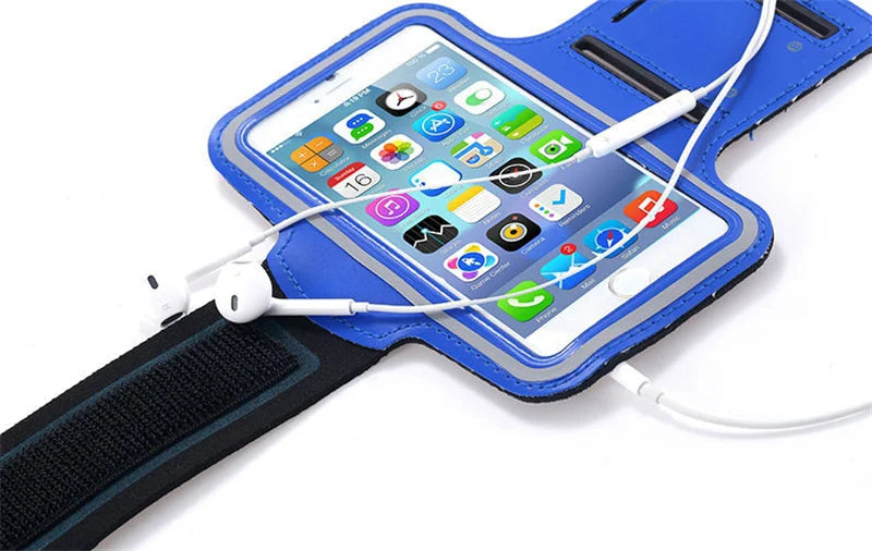 Sports Arm Band Mobile Phone Holder Bag Running Gym Armband Exercise All Phones