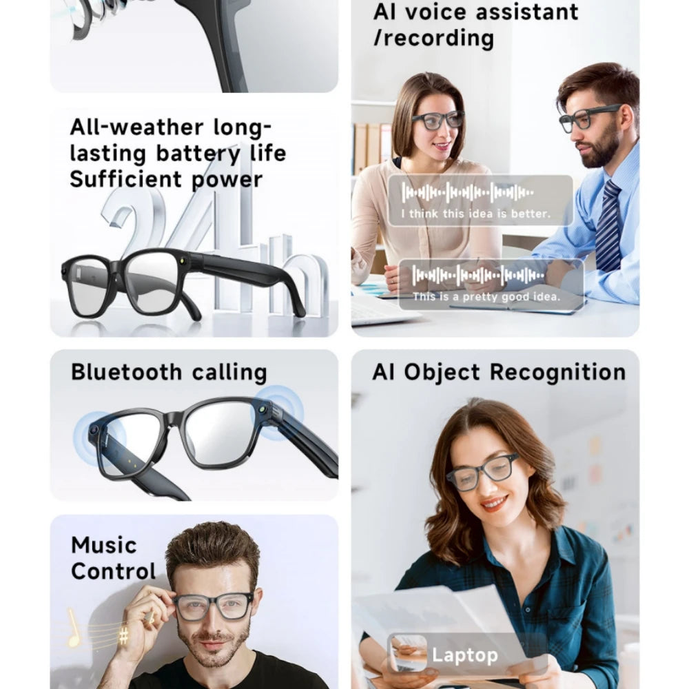 Smart Sunglass With Camera 8MP Pixel Take Video Picture 4
