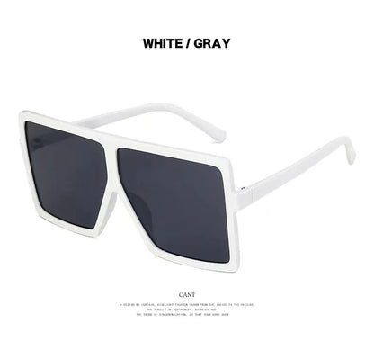 Sunglasses   UV400 Polarized Oversized Square Shield Fashionable Sun Glasses