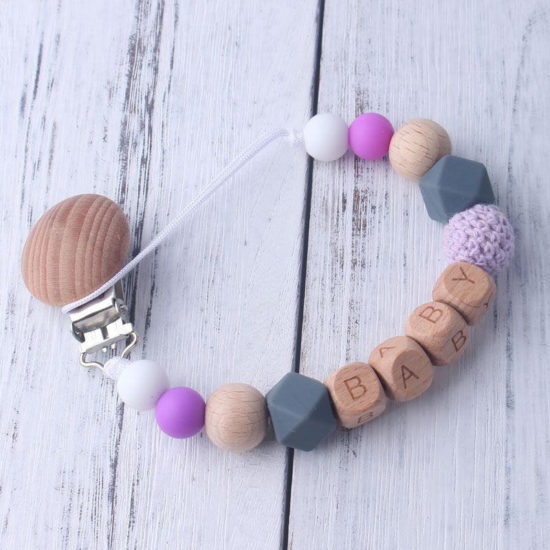 Pacifier Clip Beech Clip Anti-Drop Chain