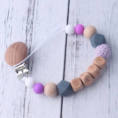 Pacifier Clip Beech Clip Anti-Drop Chain