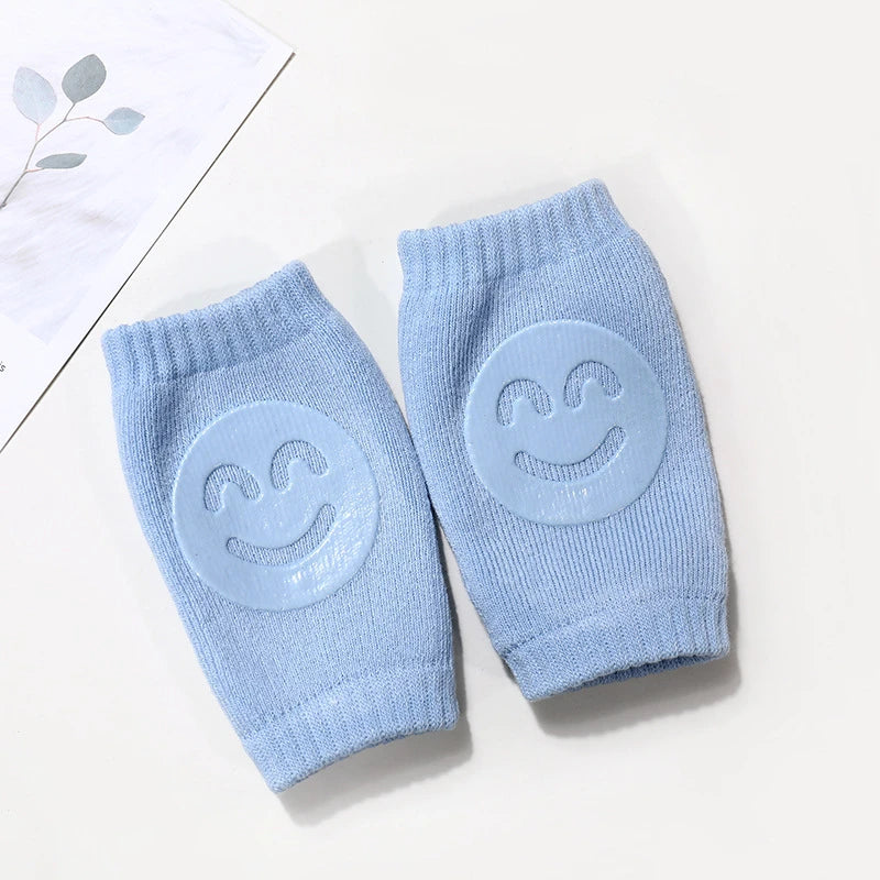 Knee Pads Leg Warmer Gaiter Smile Girl/b oy Kids Crawling Elbow Kneepad Slips