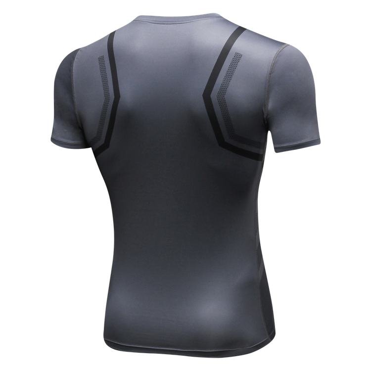 Mens Tights Sports Shirts Athletic Training Dry Fit Muscle Fit T Shirt  Fitness