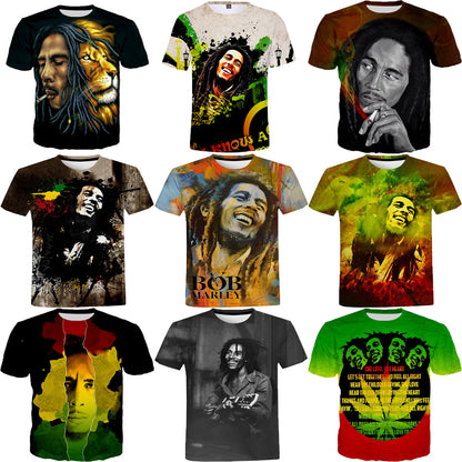 Hip Hop Shirt  3d Printed T-Shirts Men Women Pop Funny Music Rock Star