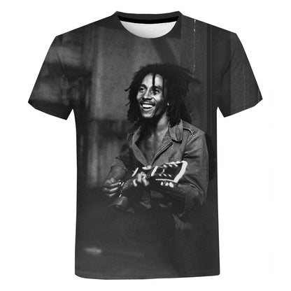 Hip Hop Shirt  3d Printed T-Shirts Men Women Pop Funny Music Rock Star