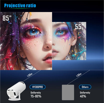 Portable Lcd Smart Projector Auto Chart Mini Home Theater