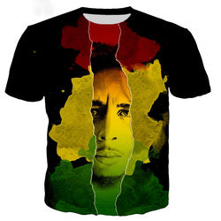 Hip Hop Shirt  3d Printed T-Shirts Men Women Pop Funny Music Rock Star