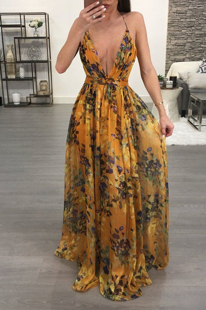 Summer Sleeveless Long Boho Dress