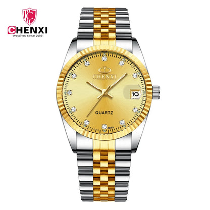 Couples Quartz Stainless Wristwatches