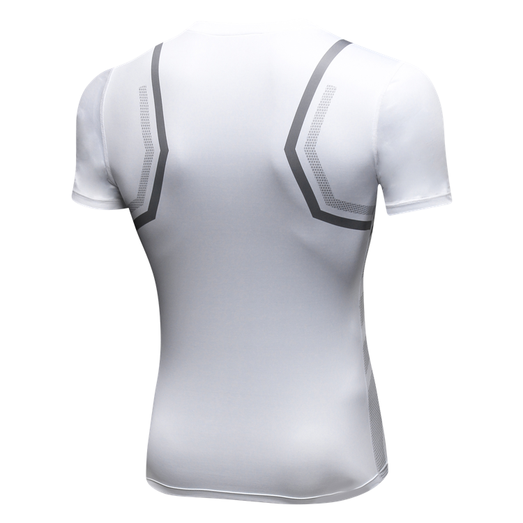 Mens Tights Sports Shirts Athletic Training Dry Fit Muscle Fit T Shirt  Fitness