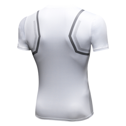 Mens Tights Sports Shirts Athletic Training Dry Fit Muscle Fit T Shirt  Fitness