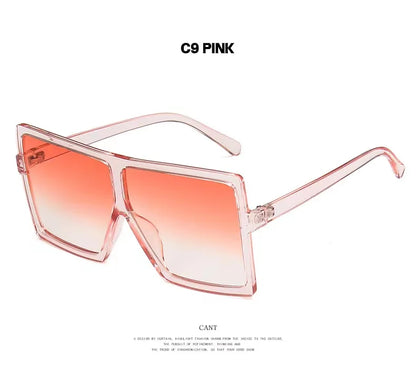 Sunglasses   UV400 Polarized Oversized Square Shield Fashionable Sun Glasses