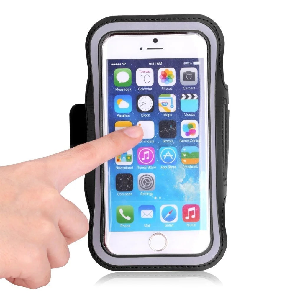 Sports Arm Band Mobile Phone Holder Bag Running Gym Armband Exercise All Phones