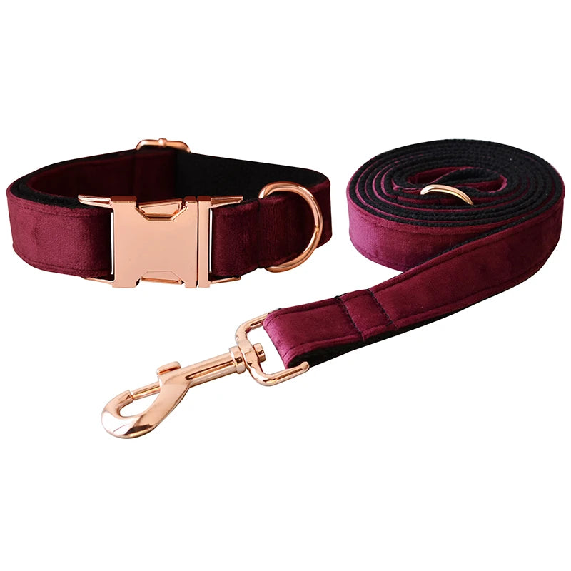 Free Engraved Metal Buckle Retailing Stout Durable Soft Dog Collars
