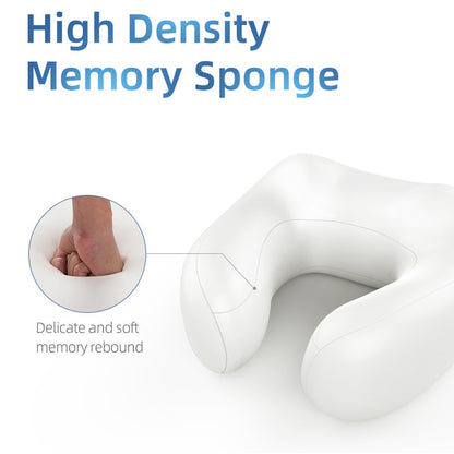 Rechargeable Airplane Car Travel Memory Foam Neck Massager for Pain Relief