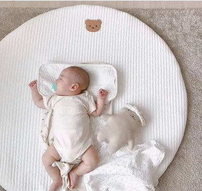 Customized 100% Cotton Washable Padded Baby Play Floor Mat Infant 3cm thick