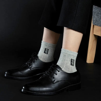 10Pairs High Quality Men Socks Cotton Breathable Sweat-Absorbent Black Socks