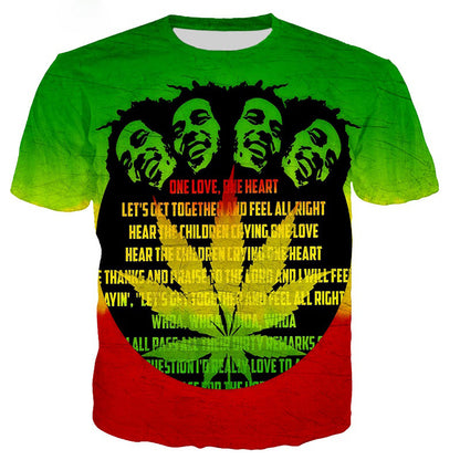 Hip Hop Shirt  3d Printed T-Shirts Men Women Pop Funny Music Rock Star